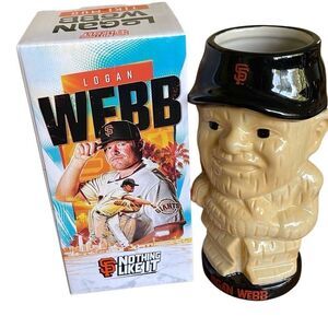 New In Box! SF Giants Logan Webb Tiki Mug